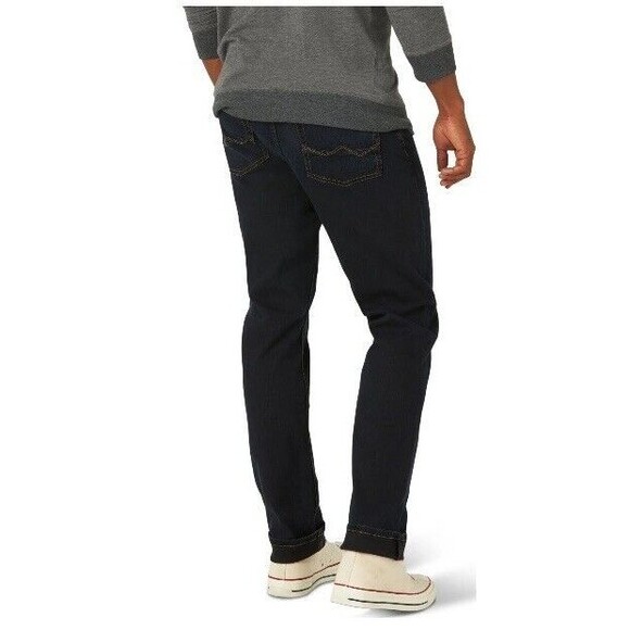 Wrangler Straight Fit Jeans Men's Size 29x30Premium Quality Blue Jeans Dark - Picture 5 of 10